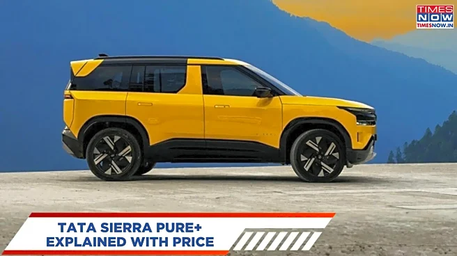 Tata Sierra PURE+ Variant Explained - What You Get For Rs 14.49 Lakh?