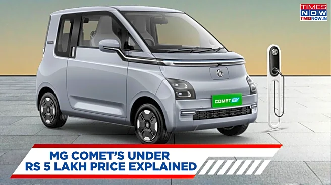 MG Comet Base Variant Features - Micro EV Under Rs 5 Lakh!