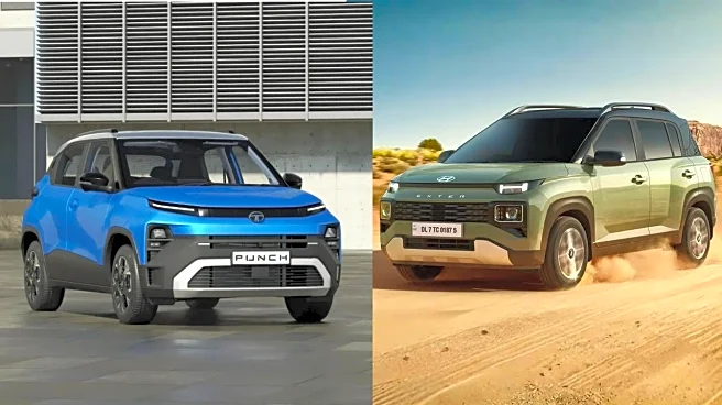 Tata Punch Facelift Vs Hyundai Exter — Price Comparison In India