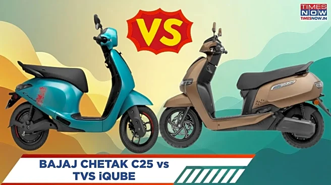 Bajaj Chetak C25 Vs TVS iQube: Which Electric Scooter Makes More Sense Under Rs 95,000?
