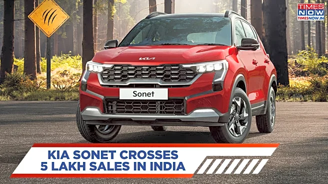 Kia Sonet SUV Reaches 5 Lakh Milestone - Crosses 1 Lakh Sales For Two Consecutive Years