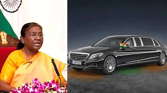 Meet President Droupadi Murmu’s Armoured Mercedes-Maybach S600 Pullman Guard