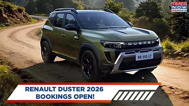2026 Renault Duster Pre-Bookings Open - Check Booking Amount And Delivery Details