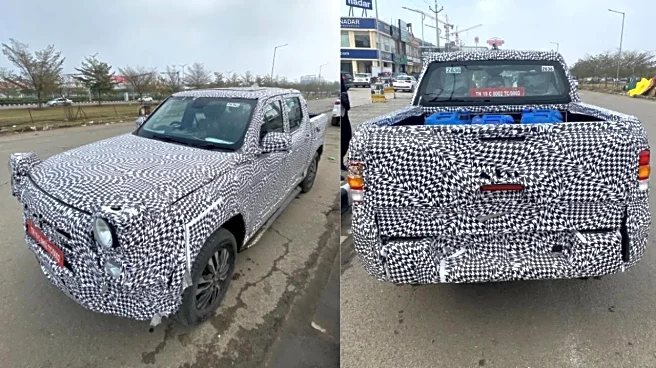 Mahindra Scorpio N-Based Pickup Interior Seen In Latest Spy Shots - Details Inside