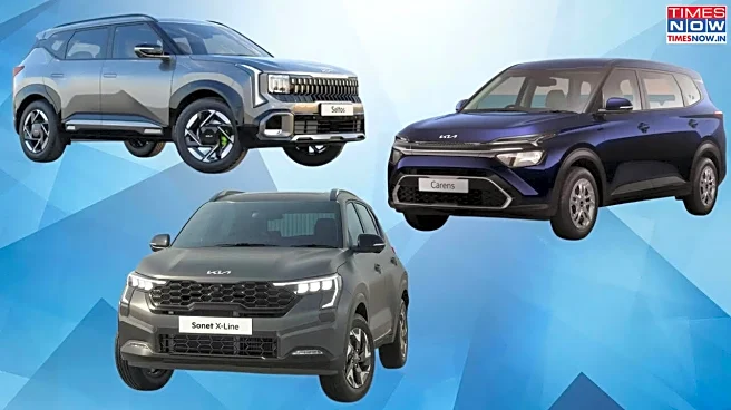 Kia India Registers Strong January Sales - Seltos, Sonet, Carrens Clavis Lead The Charge