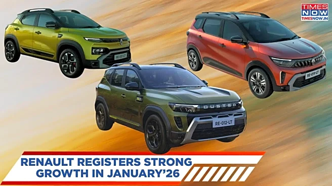 Renault India Sales Surge 33.6% In January As Triber And Kiger Spark Momentum