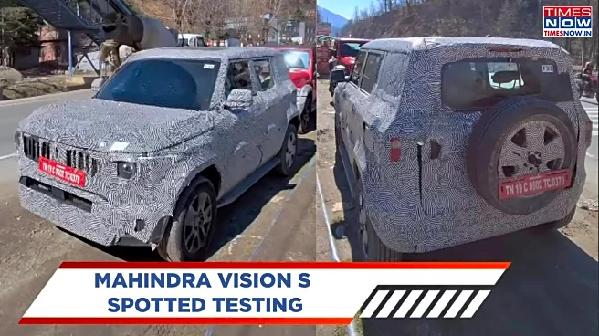 Mahindra Vision S SUV Spied Testing Again Ahead Of India Launch