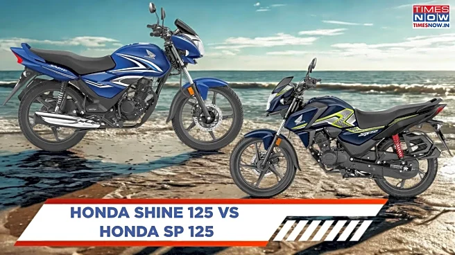 Honda Shine 125 Vs Honda SP 125 - Price, Mileage And Which One Makes More Sense