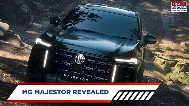MG Majestor SUV Launch Soon, New Teaser Reveals 3 Off-Road Modes And 19-Inch Wheels