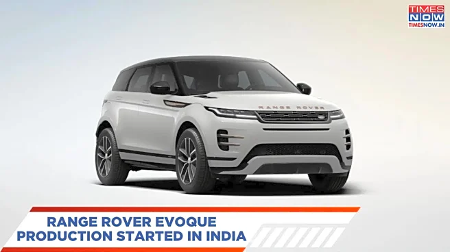 India Made Range Rover Evoque’s First Unit Rolls Out From Tamil Nadu - Details