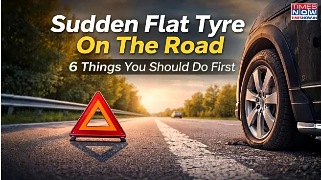 Sudden Flat Tyre On The Road – 6 Things You Should Do First And Why It Matters