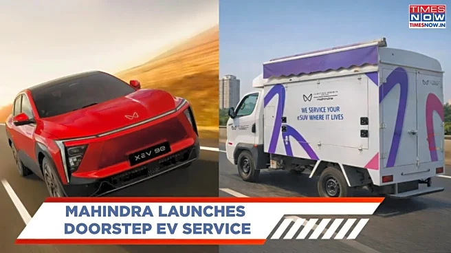 Big Relief For Mahindra Electric SUV Owners - New Doorstep Service Van Introduced In Delhi-NCR