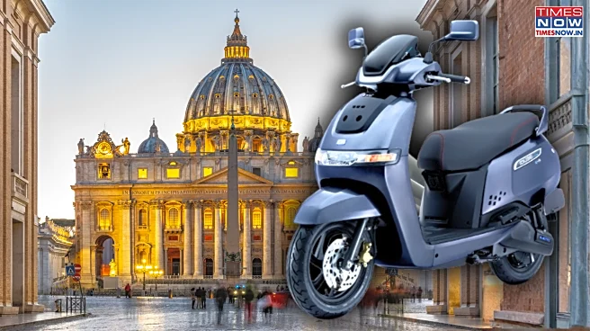 India's TVS iQube Scooter Has Reached Vatican City In Rome - Here's How!