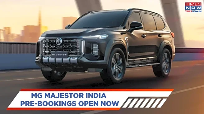 MG Majestor SUV Pre-Bookings Open In India, Deliveries To Commence In May 2026