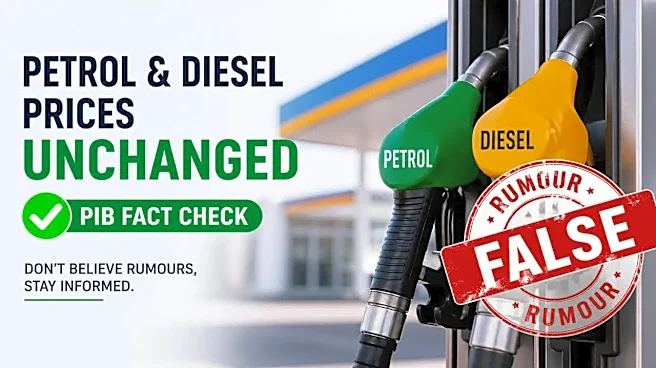 Petrol, Diesel Prices Today: No Change in India, PIB Debunks Viral Claims