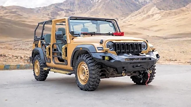 Meet Mahindra Thar Roxx-Based All-Terrain Vehicle Built For Indian Army