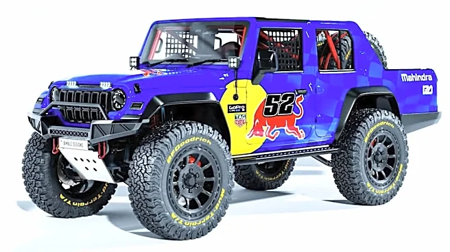 Mahindra Thar Red Bull Render Offers Peek Into Dakar-Style SUV For India