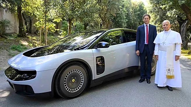 Watch: Pope Leo XIV Steps Inside the New Ferrari Luce EV