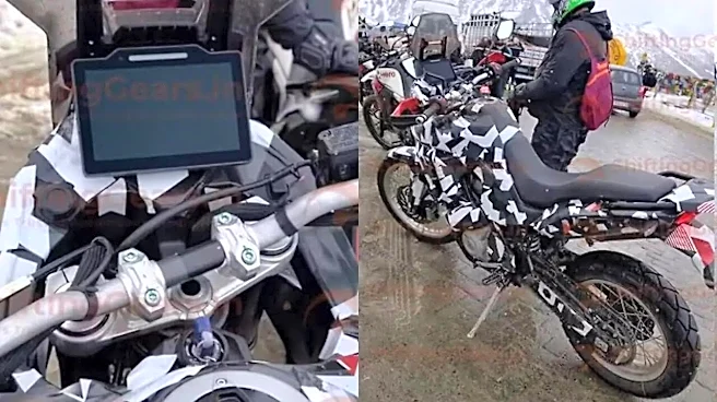 First Look: Hero Xpulse 421 Caught Testing in the Mountains With Massive TFT Display
