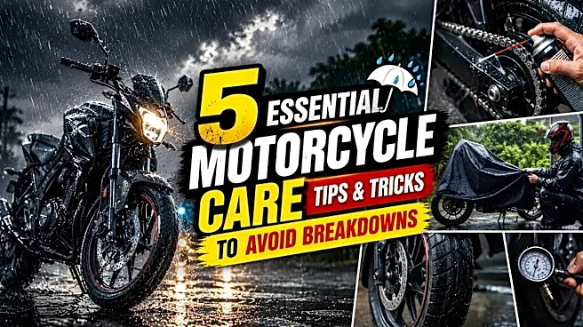 5 Essential Motorcycle Care Tips And Tricks To Avoid Breakdowns This Monsoon