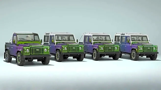 Land Rover's Colour-Shifting Classic Defender V8 Gets Wild Chameleon Paint