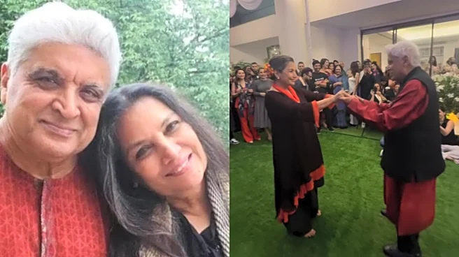 Shabana Azmi Dances To Pretty Little Baby With Hubby Javed Akhtar On 75th Birthday, Internet Is All Hearts