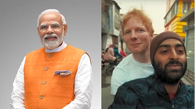 PM Narendra Modi Praises Classical Rendition Of Ed Sheeran, Arijit Singh's Sapphire: A Great Example Of India-UK...