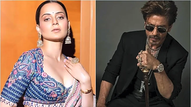 Kangana Ranaut Compares Struggle With 'Convent Educated' Shah Rukh Khan: Nobody Who Came From Village...