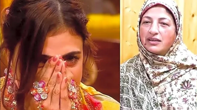 Bigg Boss 19: Farrhana Bhatt Sobs Uncontrollably After Seeing Mother's Video Message, Shehnaaz Gill Surprises Shehbaz