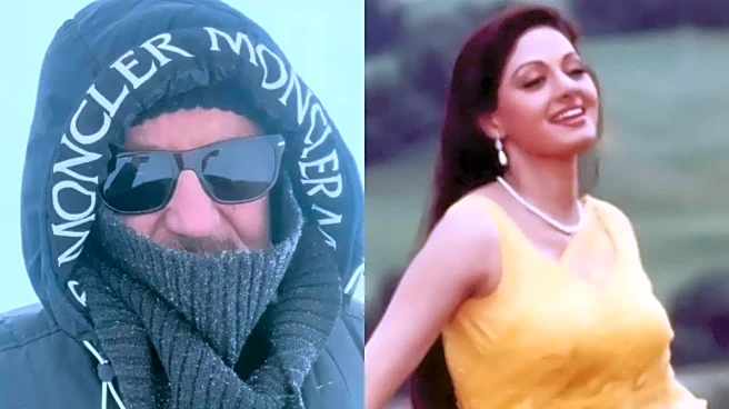 Anupam Kher Lauds Indian Actresses For Wearing Chiffon Sarees In Switzerland As He Enjoys Heavy Snowfall: Hats Off...