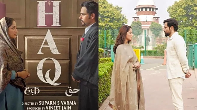 Emraan Hashmi, Yami Gautam Visit Supreme Court To Recreate Haq Poster