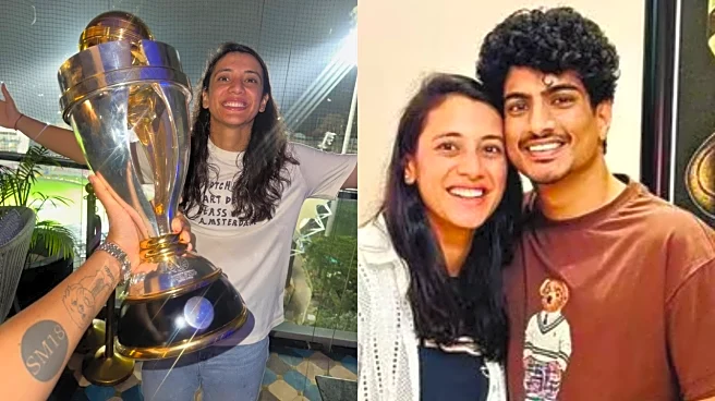 Smriti Mandhana's Boyfriend Palash Muchhal Celebrates Women's World Cup Win, Drops Batter's Pic With Trophy