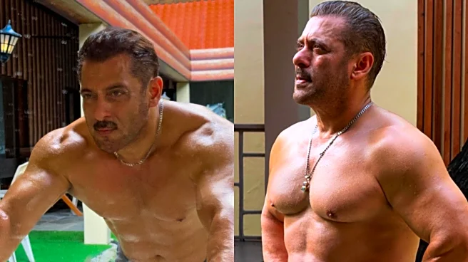 Salman Khan Flaunts Abs In Shirtless Pics As He Preps For Battle Of Galwan, Fans Call Him 'Bodybuilding Icon Of India'