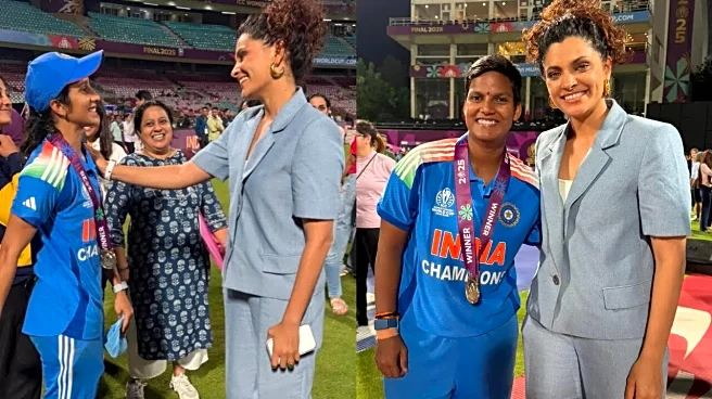 Saiyami Kher Gets Emotional After India's Win At Women's World Cup: Standing Where We Shot Ghoomer...