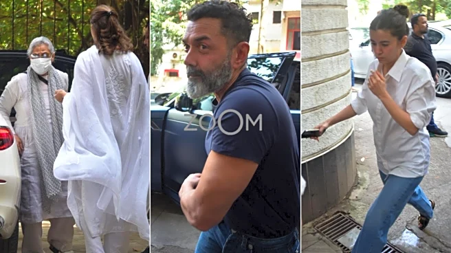 Zarine Khan Funeral: Jaya Bachchan, Bobby Deol, Saba Azad And Other Celebs Pay Last Respects - WATCH