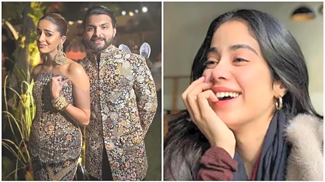 Janhvi Kapoor Reacts To Ananya Panday-Shikhar Pahariya’s EPIC Pic From Friend’s Wedding; Navya Nanda Joins Functions