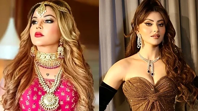 Rakhi Sawant Takes A Dig At Urvashi Rautela After 'Natural Beauty' Claim: Humne Purane Photo Dekhe Hain Behen...