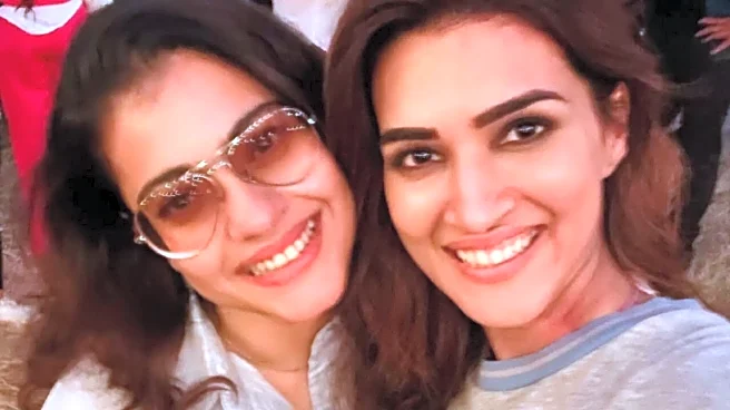 Kajol Recalls Wearing 'Kriti Heels' On Dilwale Sets To Adjust Height With Co-Star: It Was 5 And Half Inches