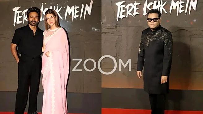 Tere Ishk Mein Music Launch: Dhanush, Kriti Sanon, AR Rahman Gather To Celebrate Musical Night In Mumbai
