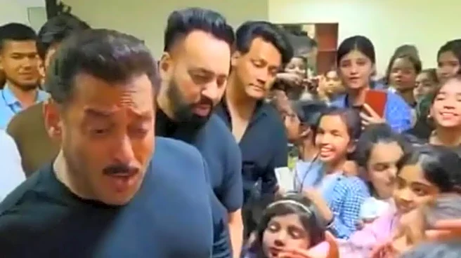 Salman Khan Celebrates Children's Day With Young Fans Amid Da-Bangg Tour - Watch Adorable Video