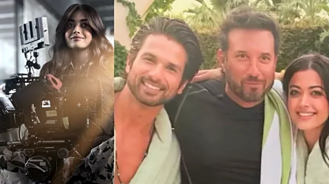 Cocktail 2: Rashmika Mandanna's New Look For Shahid Kapoor, Kriti Sanon Film Revealed; Check Viral BTS Picture