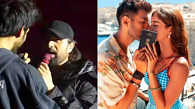Kartik Aaryan Attends Himesh Reshammiya's Concert In Mumbai, Latter Gives Unique Shoutout To Tu Meri Main Tera...