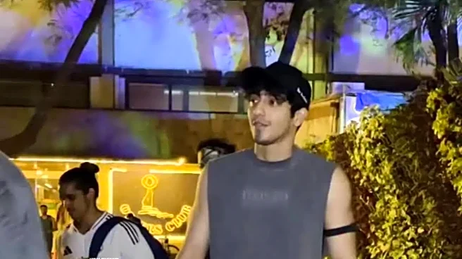 Ahaan Panday Says 'Bahot Mehnat Lagti Hai' As Paps Compliment His Fitness Transformation - Watch