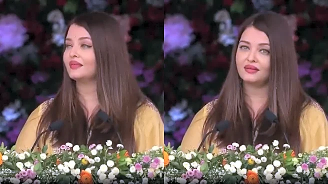 Aishwarya Rai's Powerful Speech At Sri Sathya Sai Baba Centenary Alongside PM Modi, Sachin Tendulkar: Only One Religion...