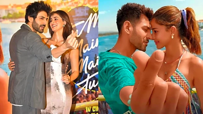 Kartik Aaryan, Ananya Panday Recreate TMMTMTTM Poster Pose On Former's Birthday - Watch