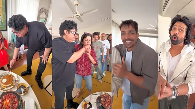 Farah Khan Hosts Brother Sajid's Celeb-Studded Birthday Bash At Home; Riteish-Genelia, Harshvardhan, Himesh Attend