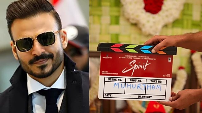 Spirit: Vivek Oberoi Marks Beginning Of 'Epic Cinematic Journey'; Drops Glimpse From Sandeep Reddy Vanga Film's Mahurat