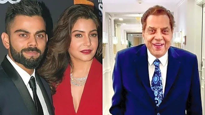 Anushka Sharma, Virat Kohli Mourn Dharmendra's Death, Call Him 'Legendary Icon'
