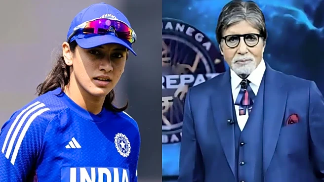 Smriti Mandhana Skips Amitabh Bachchan's Kaun Banega Crorepati Episode Amid Wedding Postponement, Here's What We Know