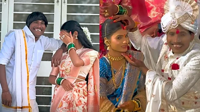 Bigg Boss Marathi 5 Winner Suraj Chavan Marries Childhood Friend Sanjana